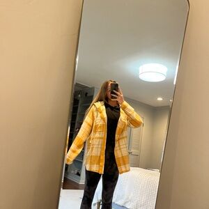 Yellow Plaid Women's Jacket